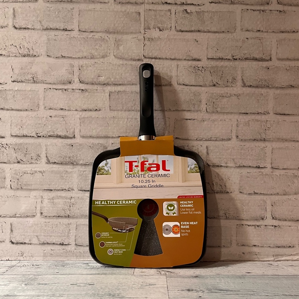 T-FAL Granite Nonstick Ceramic Griddle - 10.25”